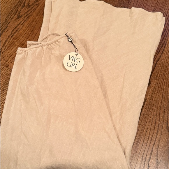 Vrg Girl Elodie Linen Maxi Skirt in Oatmeal (12) - Picture 4 of 4